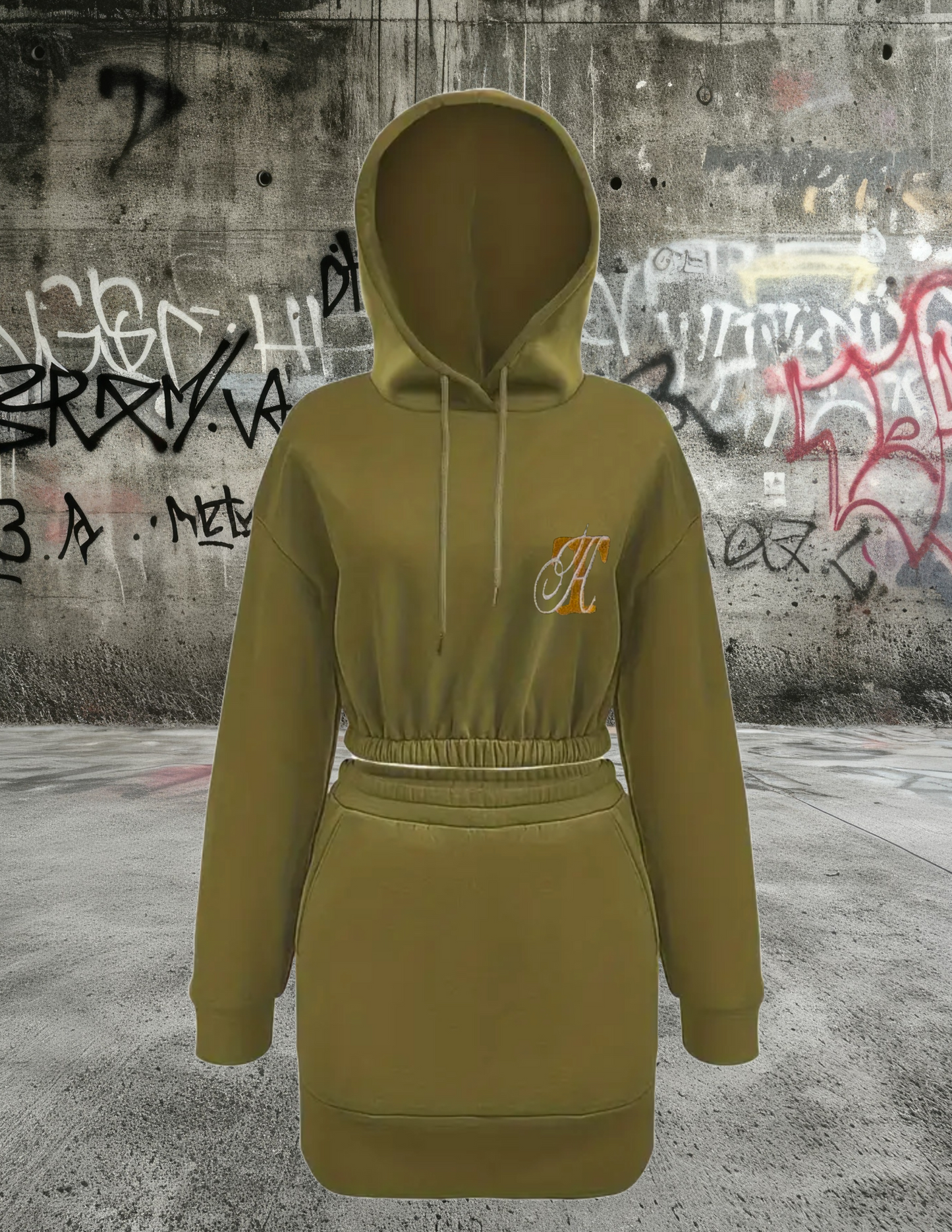 Hoodie Skirt Set