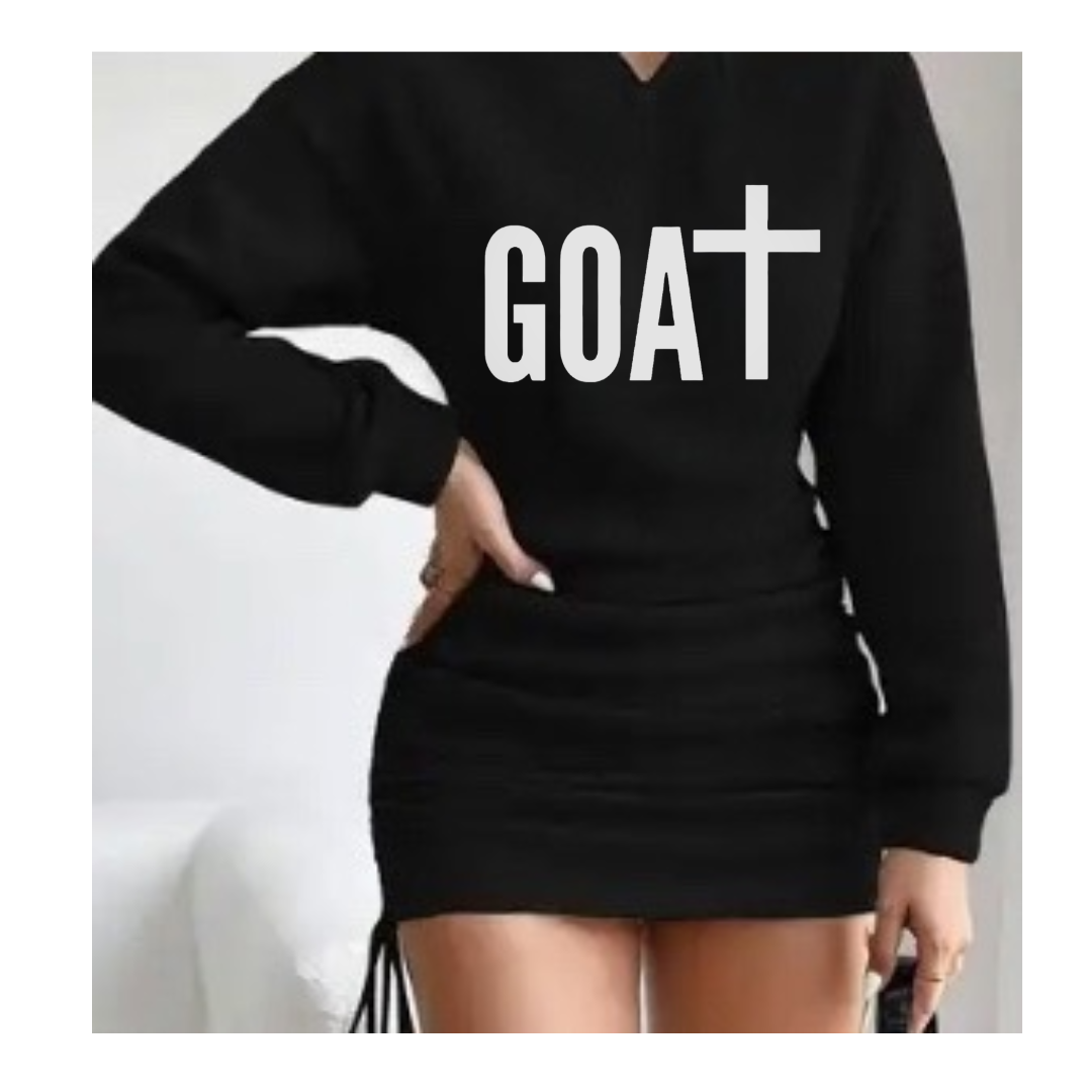 Goat ✝️ Hooded Dress