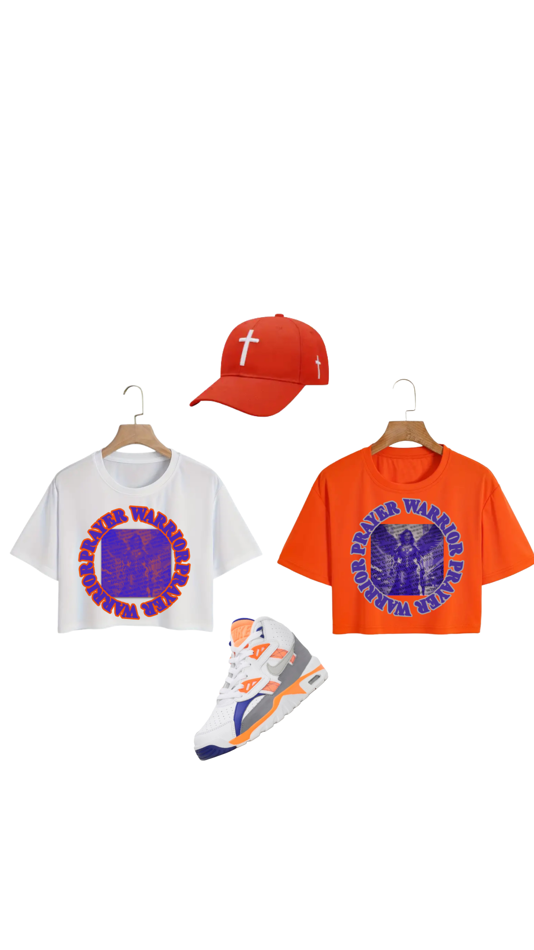 Prayer Warrior Crop Top Shirt