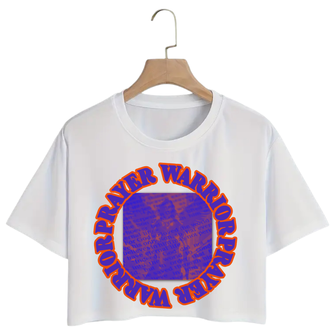 Prayer Warrior Crop Top Shirt