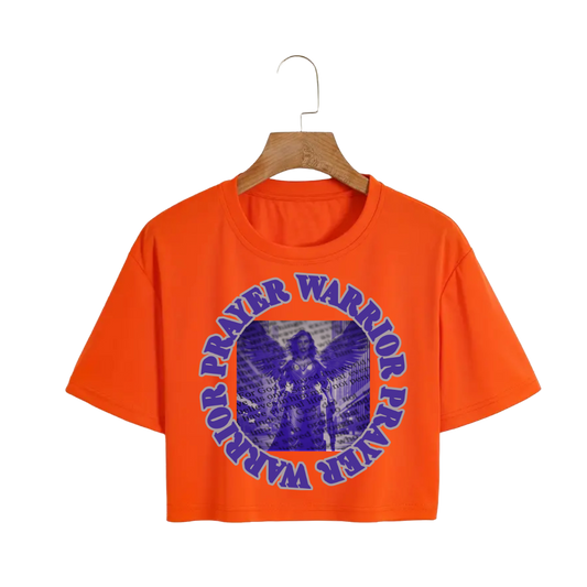 Prayer Warrior Crop Top Shirt